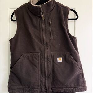 Carhartt Women’s Washed Duck Mock Neck Vest
